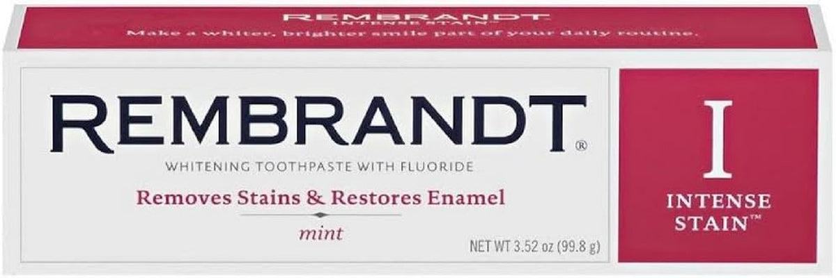 Whitening Toothpaste with Fluoride - Mint Flavor, 3.5 oz, Pack of 2