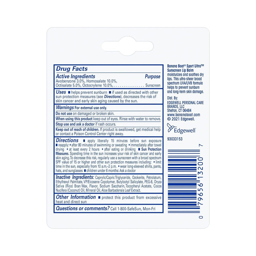 Water Resistant SPF 50 Lip Balm for Outdoor Sports and Activities