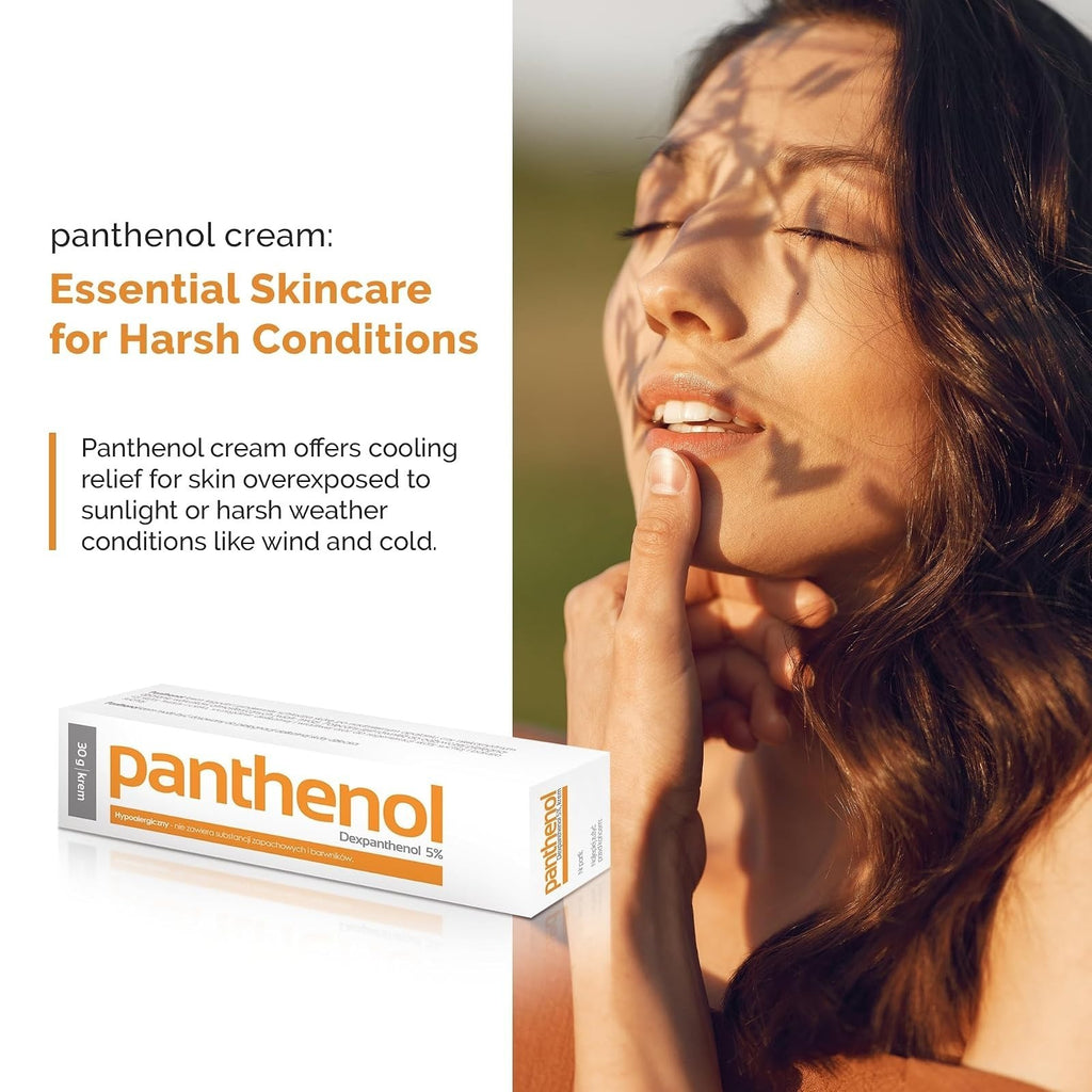 Aflofarm Panthenol After Sun Cream 30g - Soothing Moisturizer for Sensitive Skin