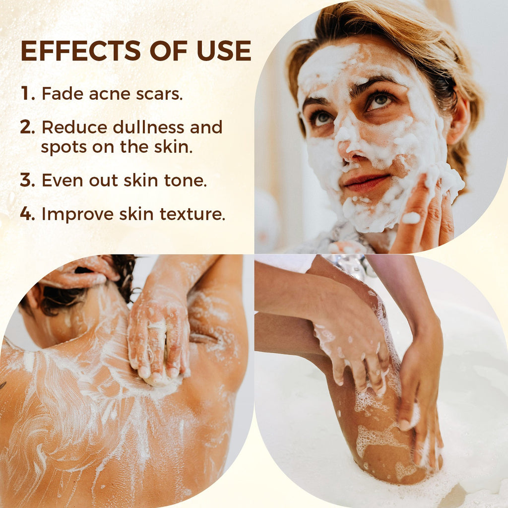 Turmeric Kojic Acid Soap for Skin Brightening & Dark Spot Removal 115g