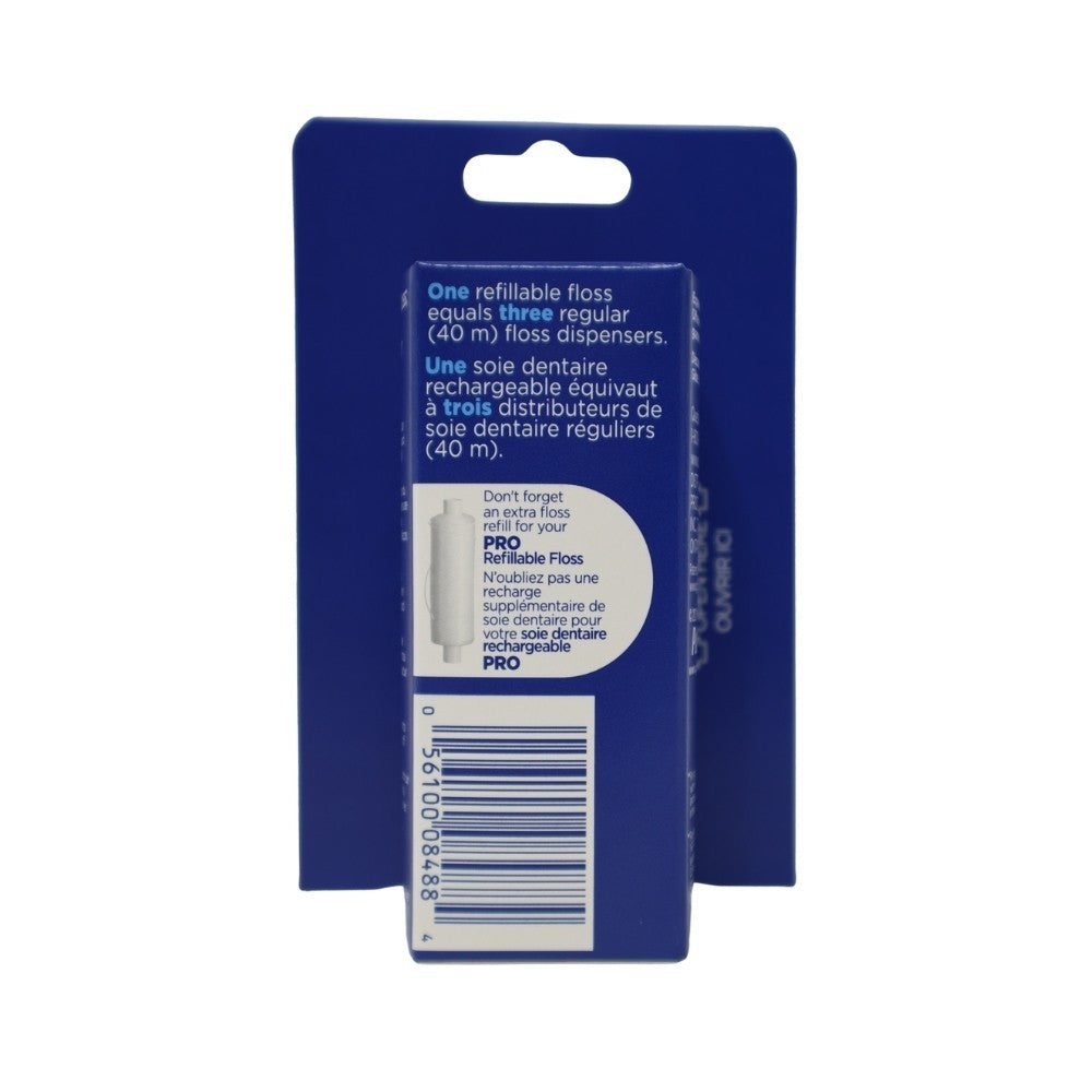 Refillable Dental Floss Dispenser with 120m Spool - Oral Care