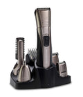Rechargeable Body Groomer Kit for Head-to-Toe Grooming with Multiple Attachments