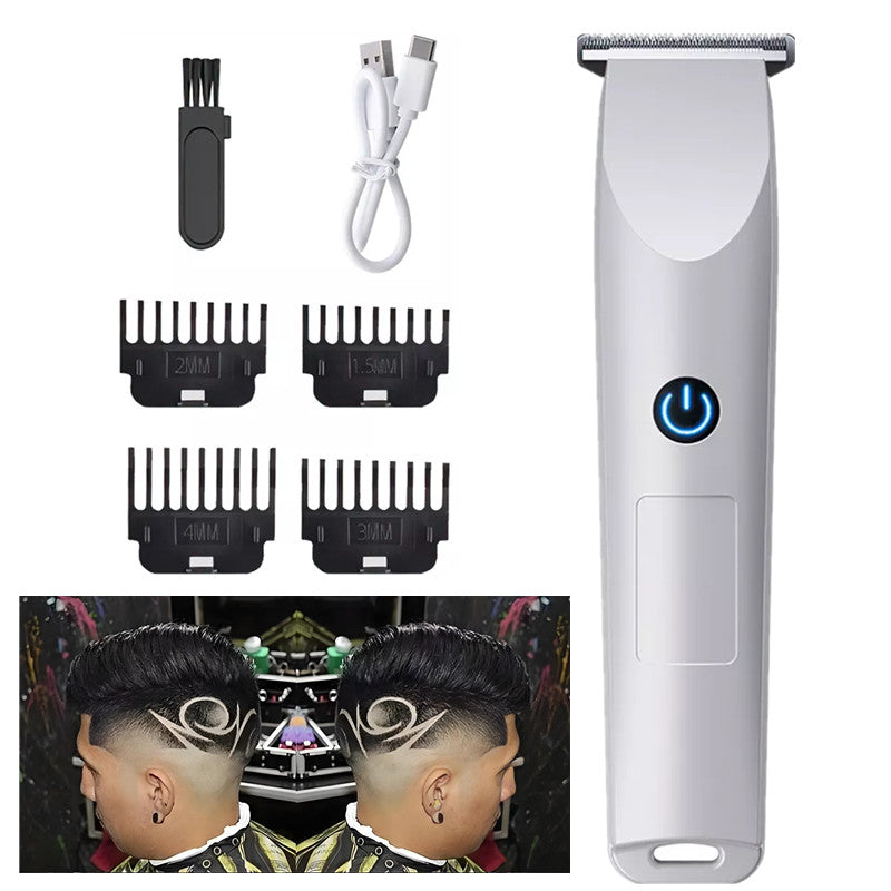 Men's Cordless Hair Clippers & Beard Trimmer Set with Multiple Combs