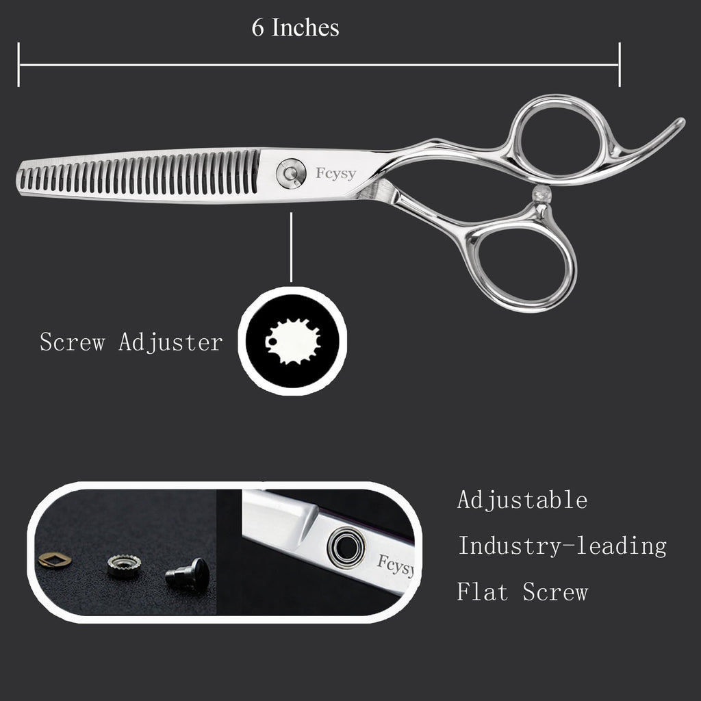 Professional 6 Inch Hair Thinning Scissors Barber Texturizing Shear for Haircutting