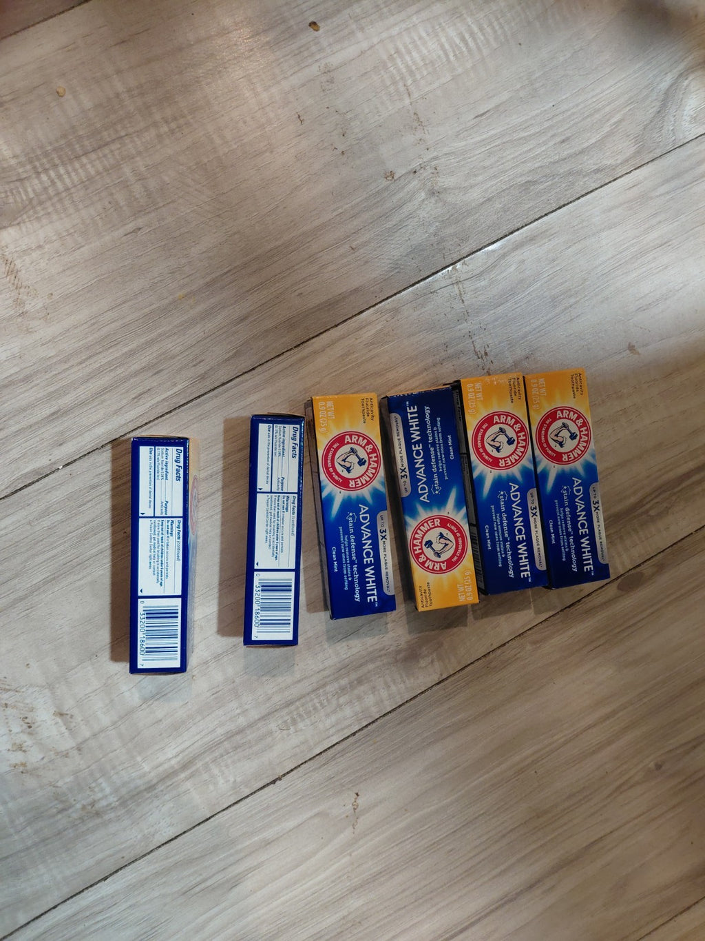 Arm & Hammer Fluoride Toothpaste Pack of 6 Travel Size Mint Whitening