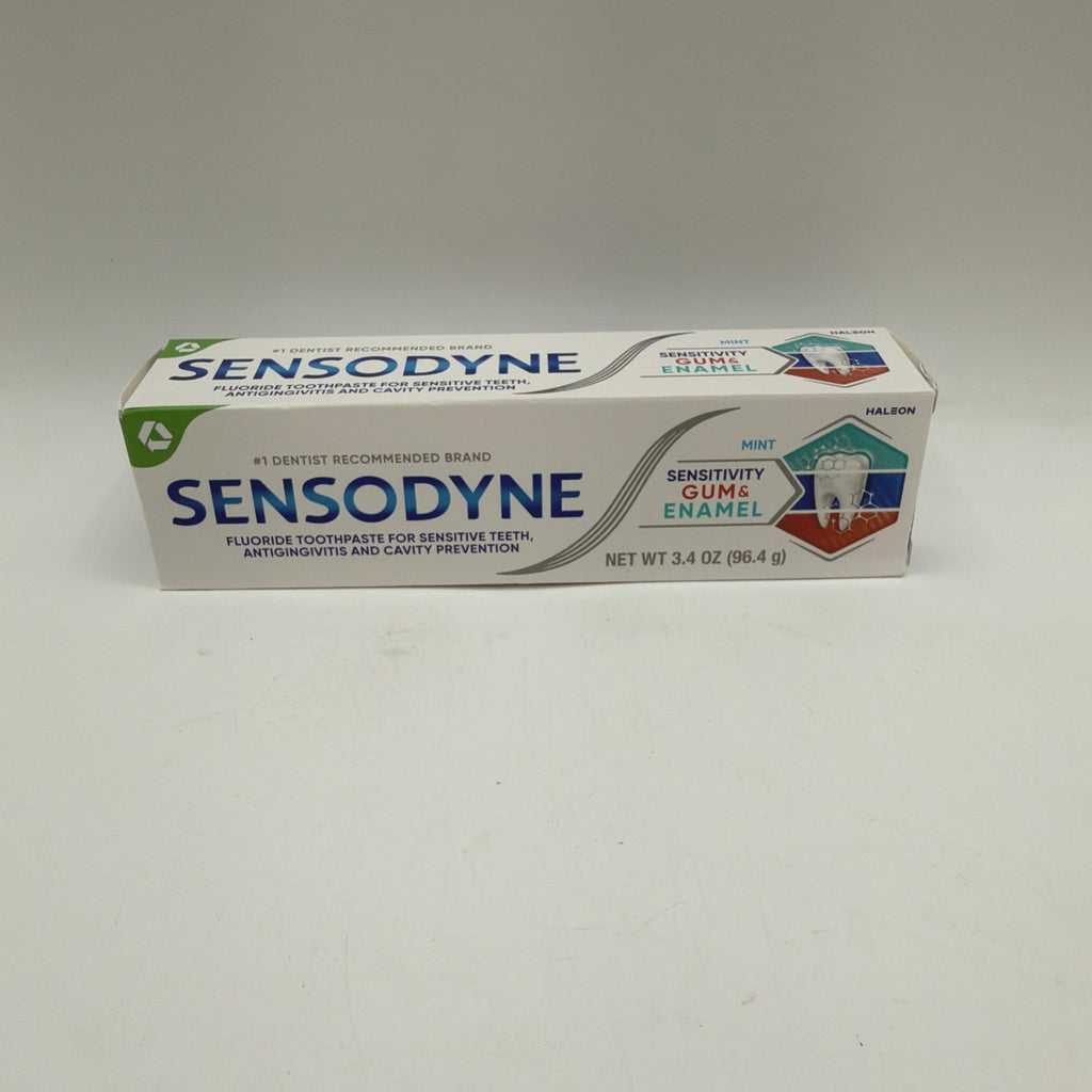 Sensodyne Toothpaste Sensitivity Gum & Enamel Mint 3.4 oz - 3 Pack
