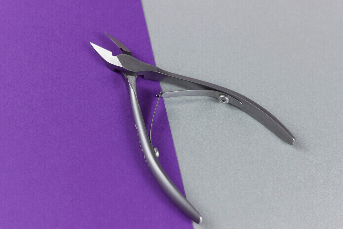 Ingrown Nail Nippers - Professional 14mm Full Jaw Cuticle Tool for Pedicure