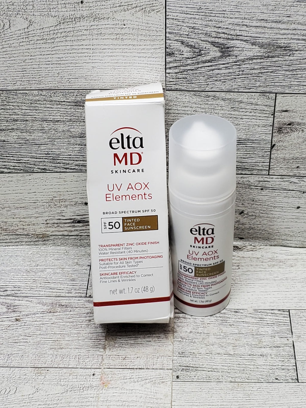 EltaMD UV AOX Elements Tinted Mineral Sunscreen SPF 50 - Face Lotion 1.7oz