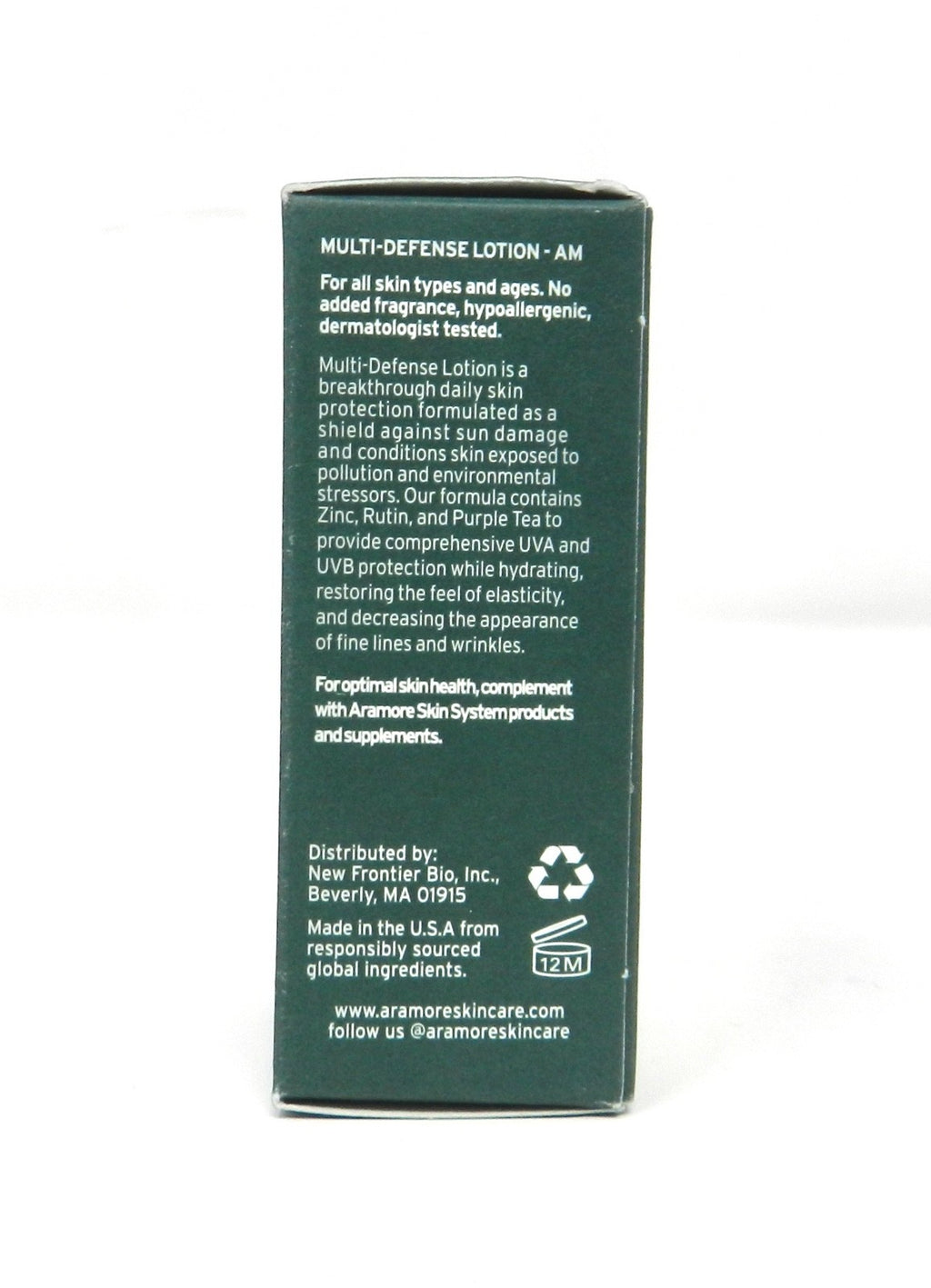 Aramore SPF 30 Sunscreen Set of 2 Travel Size 0.5 oz Skin Protection
