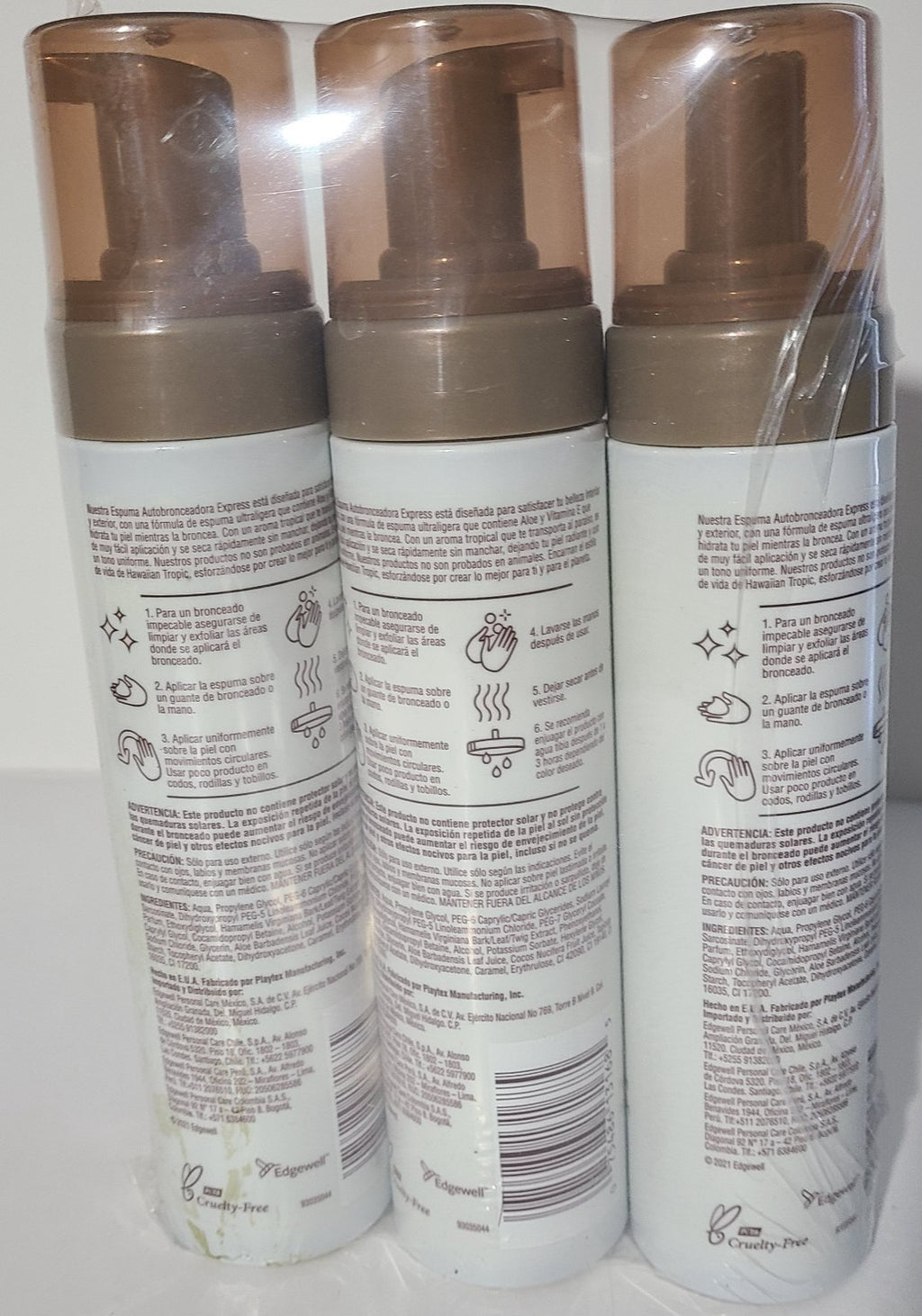 Self-Tanning Lotion Set - Hawaiian Tropic Autobronze 200ml x 3
