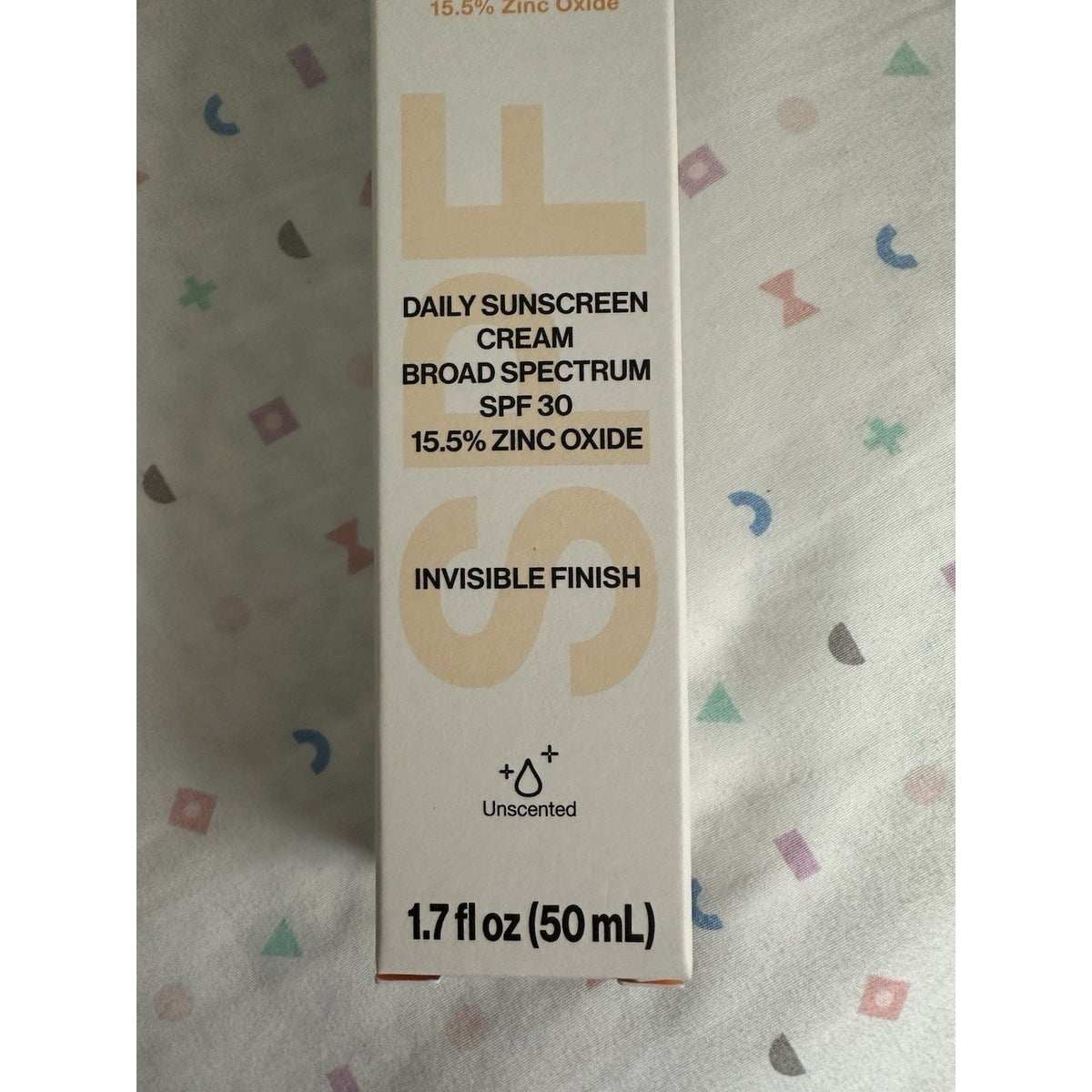 Mineral Sunscreen Cream SPF 30 - Daily Facial Sunscreen, 50ml