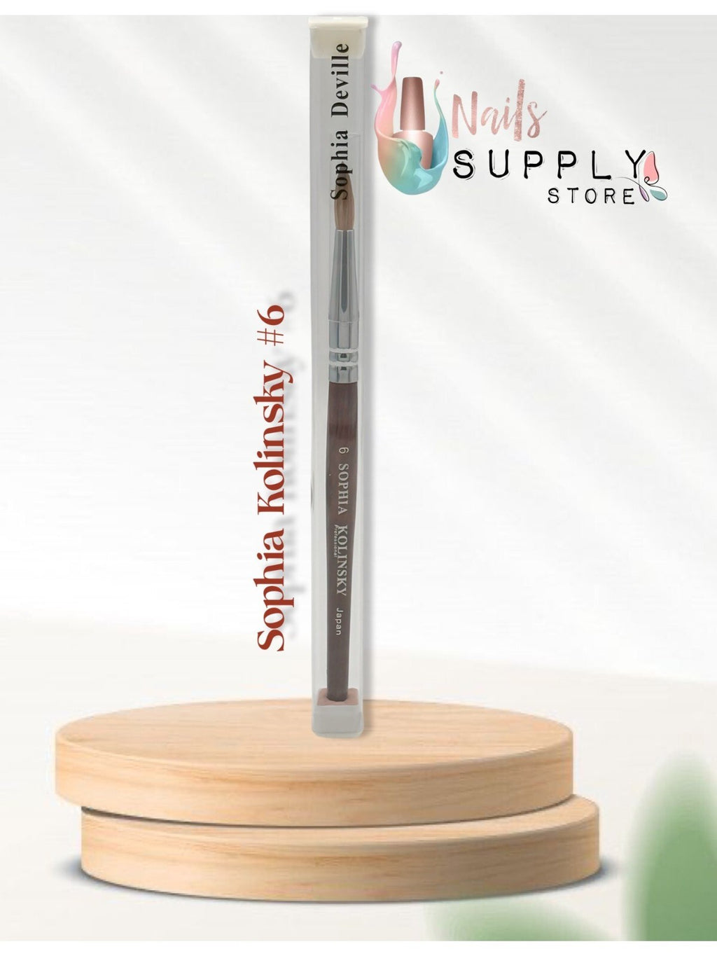 Professional Kolinsky Nail Brush Set - All Sizes for Acrylic & Nail Art