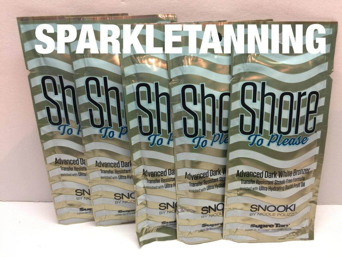 Indoor Tanning Lotion Pack - Dark Bronzer, Transfer-Resistant, 5 Packets