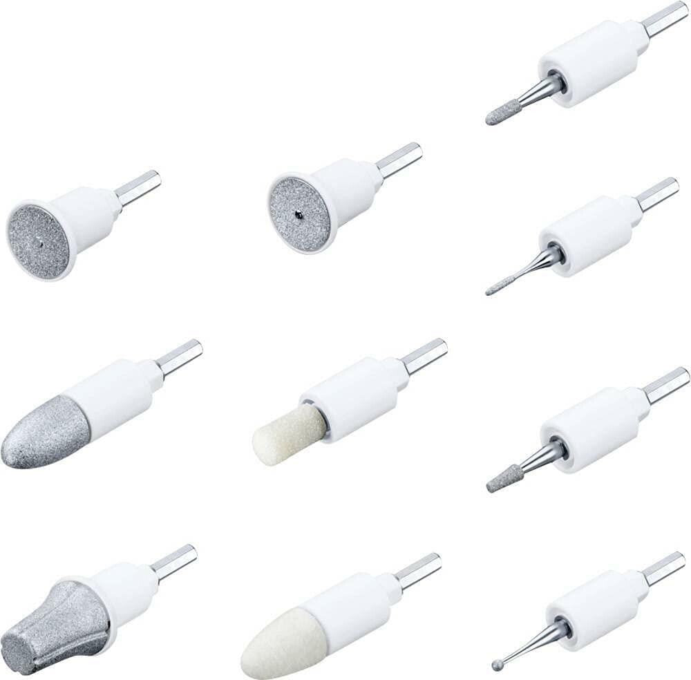 Manicure Pedicure Replacement 10-Piece Nail Drill Attachment Set for MP32/42/64