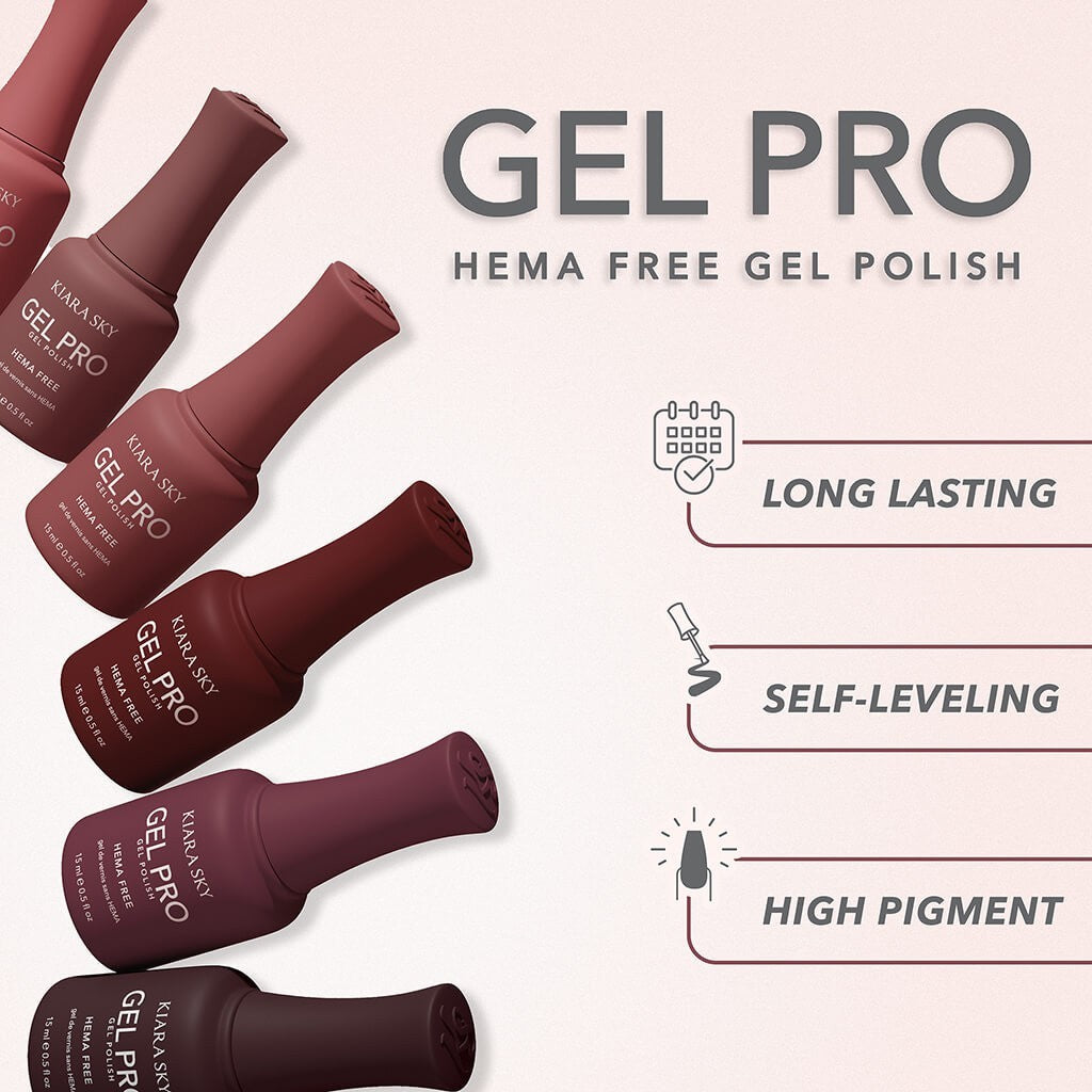 Gel Nail Polish - HEMA-Free Long-Lasting Gel Polish in True White 15ml