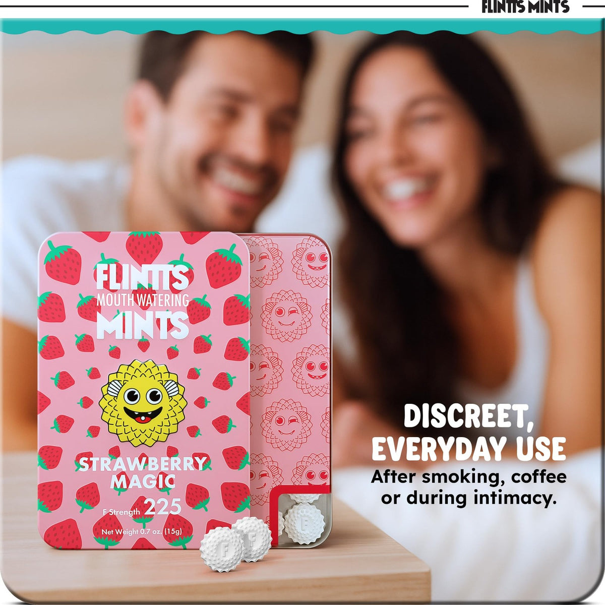 Flintts Sugar-Free Mouthwatering Mints for Dry Mouth Relief - Travel Pack