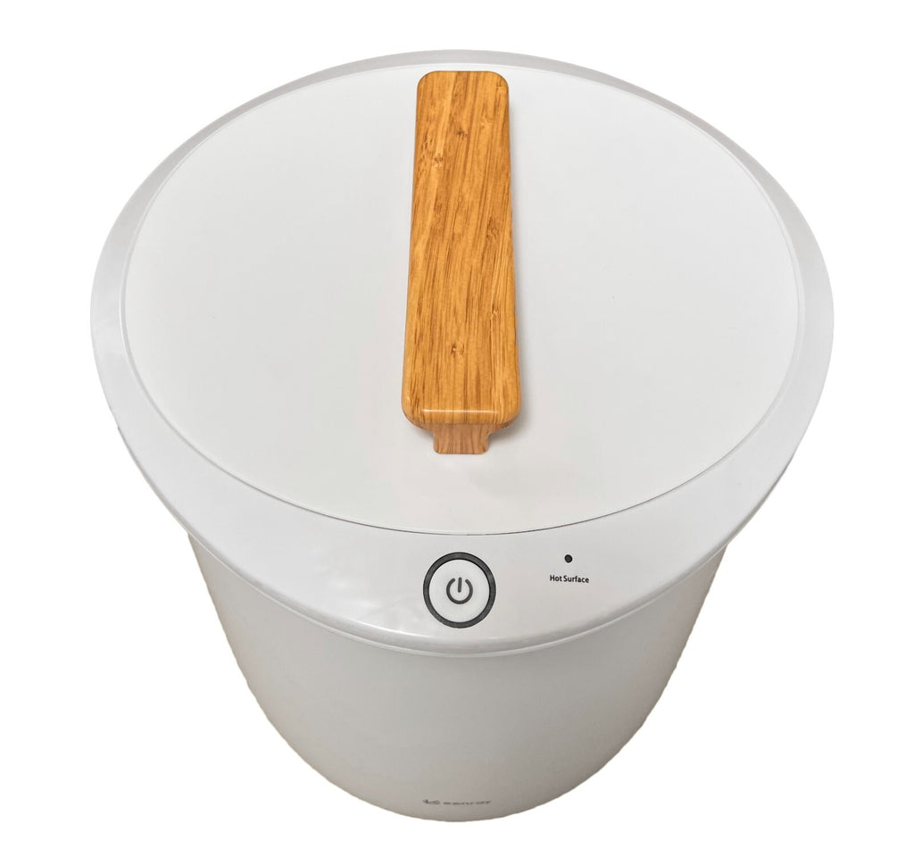 Large Towel Warmer Bucket Style - Rapid Heating, White, 20L Capacity
