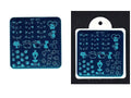 Nail Art Cat Paw Stamp Plate for Manicure - Metal Image Template BP-X11