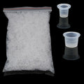 Tattoo Ink Cups, Plastic Pigment Cups Set, 100-500 Pcs, Trapezoid Design, Various Sizes