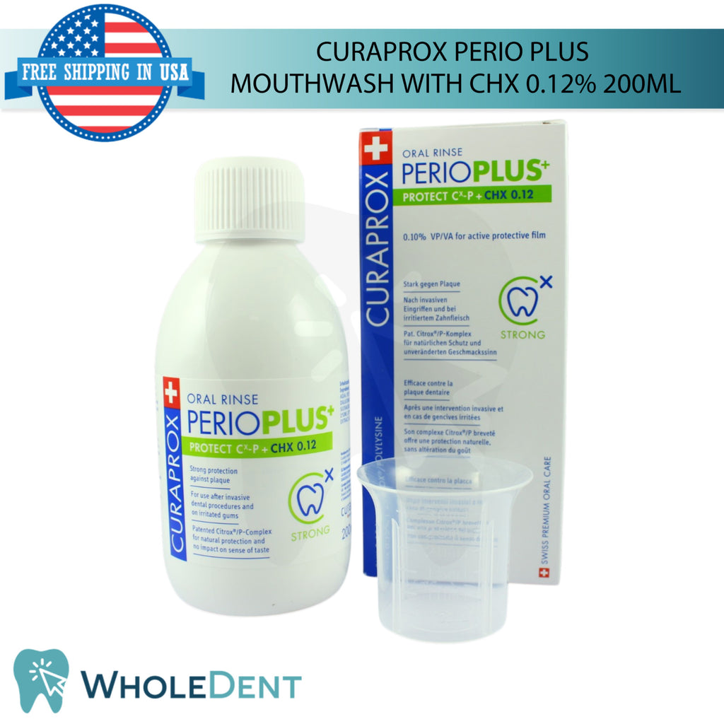 Dental Mouthwash with Chlorhexidine 0.12% - Antibacterial Oral Care 200ml