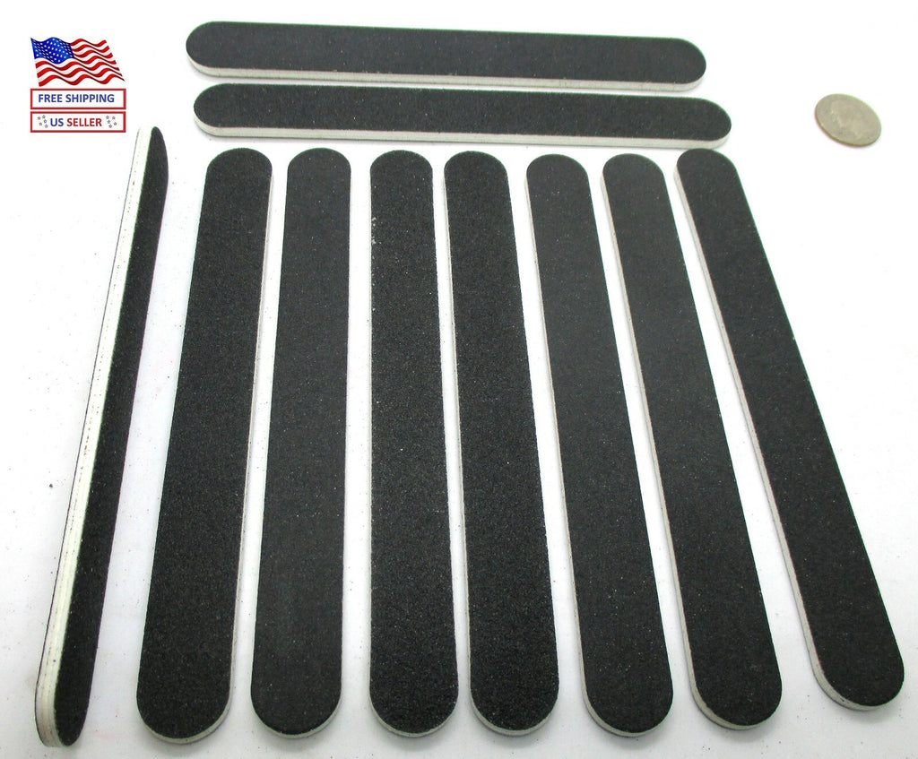 7-Inch Double Sided Nail Files Emery Boards 100/180 Grit Salon Pack