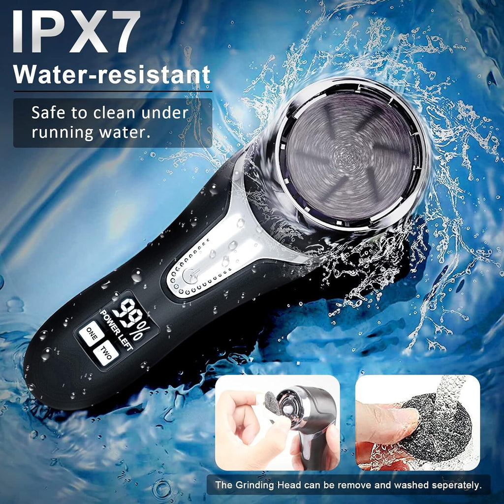Electric Callus Remover for Feet Portable Pedicure Kit with Vacuum & LCD Display