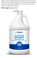 Ultra Sunscreen SPF 50 - Moisturizing Sport Sunscreen Gallon