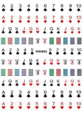 Poker Nail Stickers Card Game Themed Decals for Nail Art