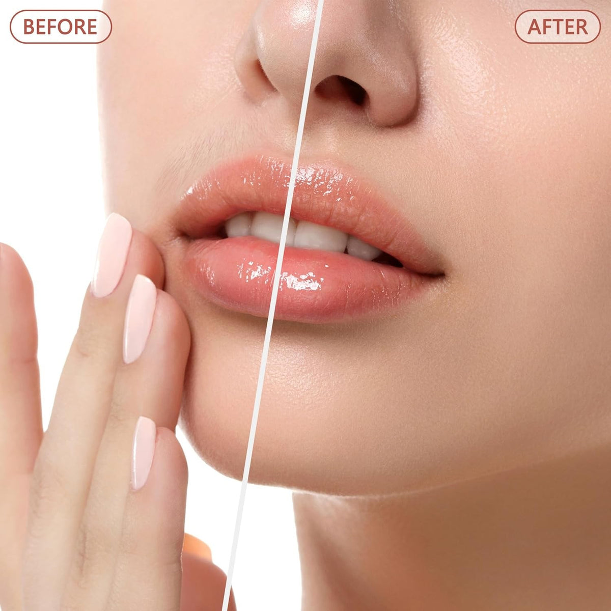 Electric Facial Hair Remover for Women Rose Gold - Pain-Free & Precise