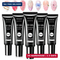 3D Nail Sculpting Gel Set - Clear Builder Art Gel for Nail Art & Crafting