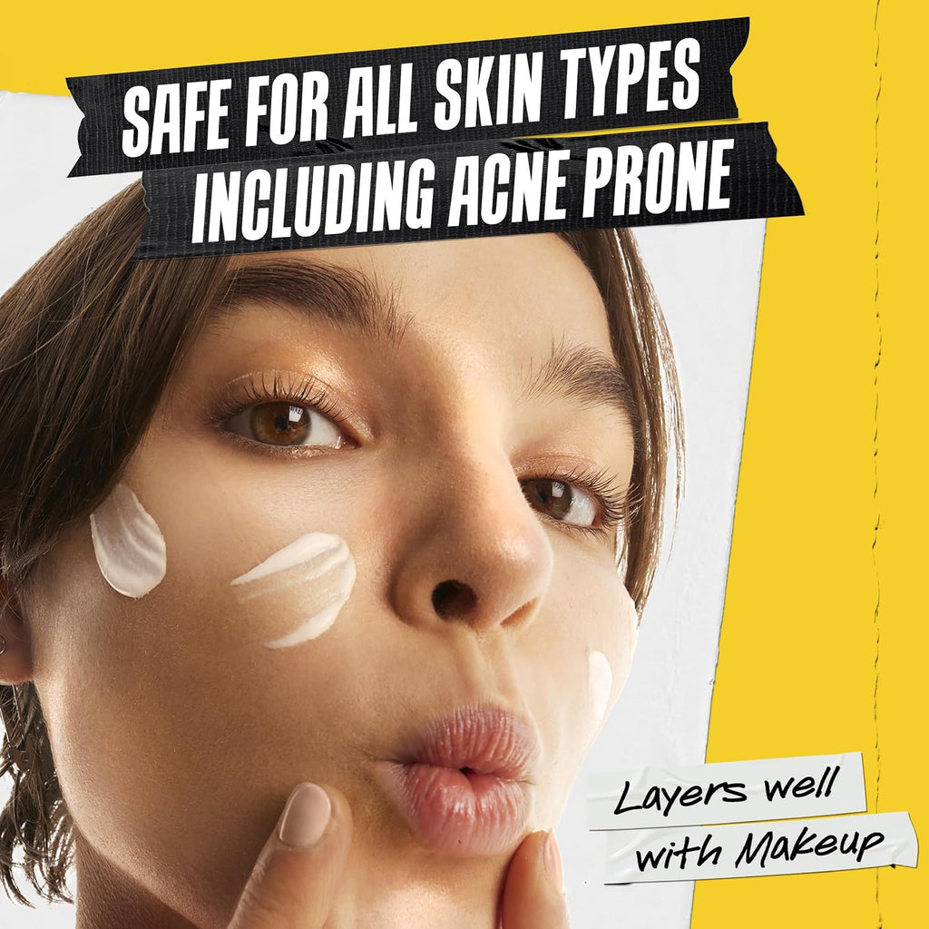 SPF 50 Collagen Peptide Facial Sunscreen Serum - Lightweight & Hydrating