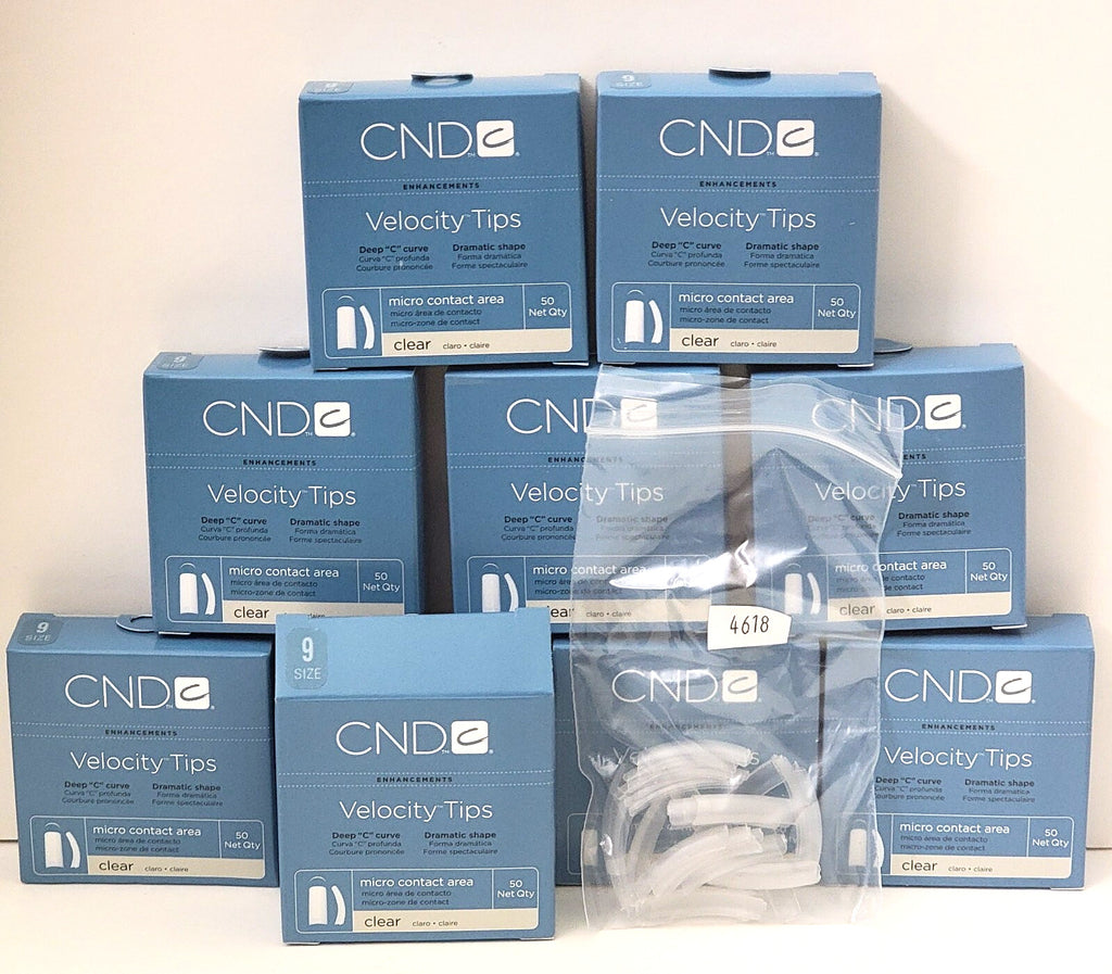 Wholesale 50 Count Clear Nail Tips for Acrylic & Gel Nails - Micro Contact Area #10