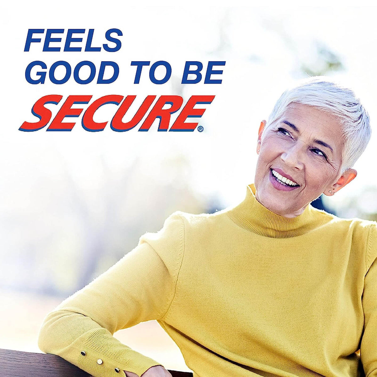 Waterproof Denture Adhesive Strips - Secure Fit, 15 Count