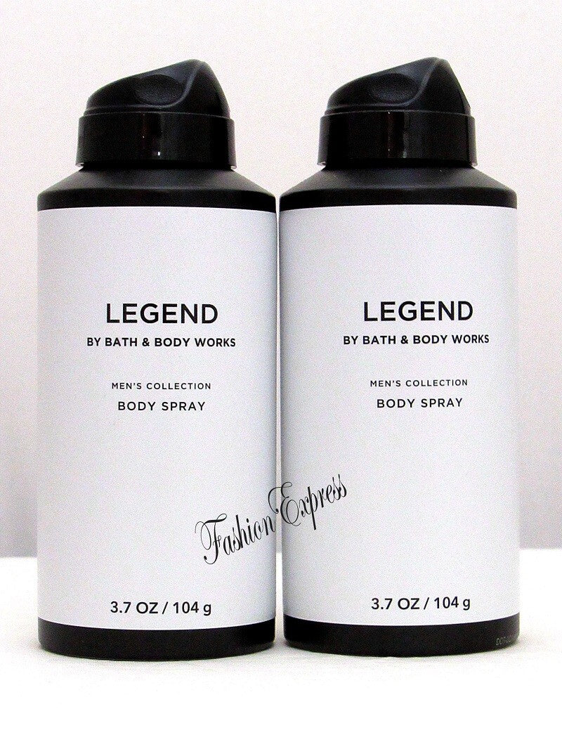 Men's Body Spray Set - Legend Scent, 3.7 Oz, Fresh Deodorizing Fragrance