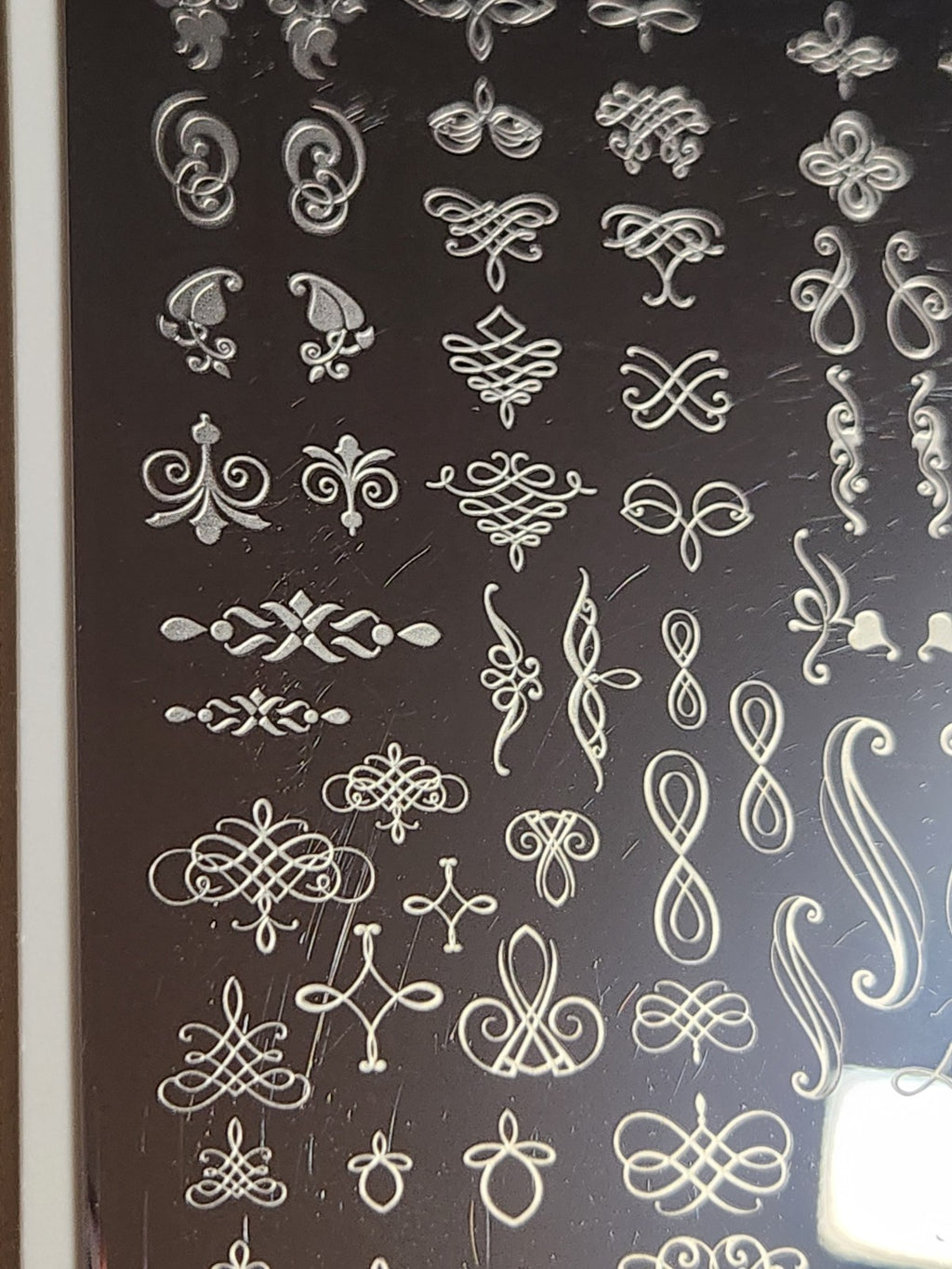 Nail Stamping Plate for Nail Art - UC Flourishes & Ornaments