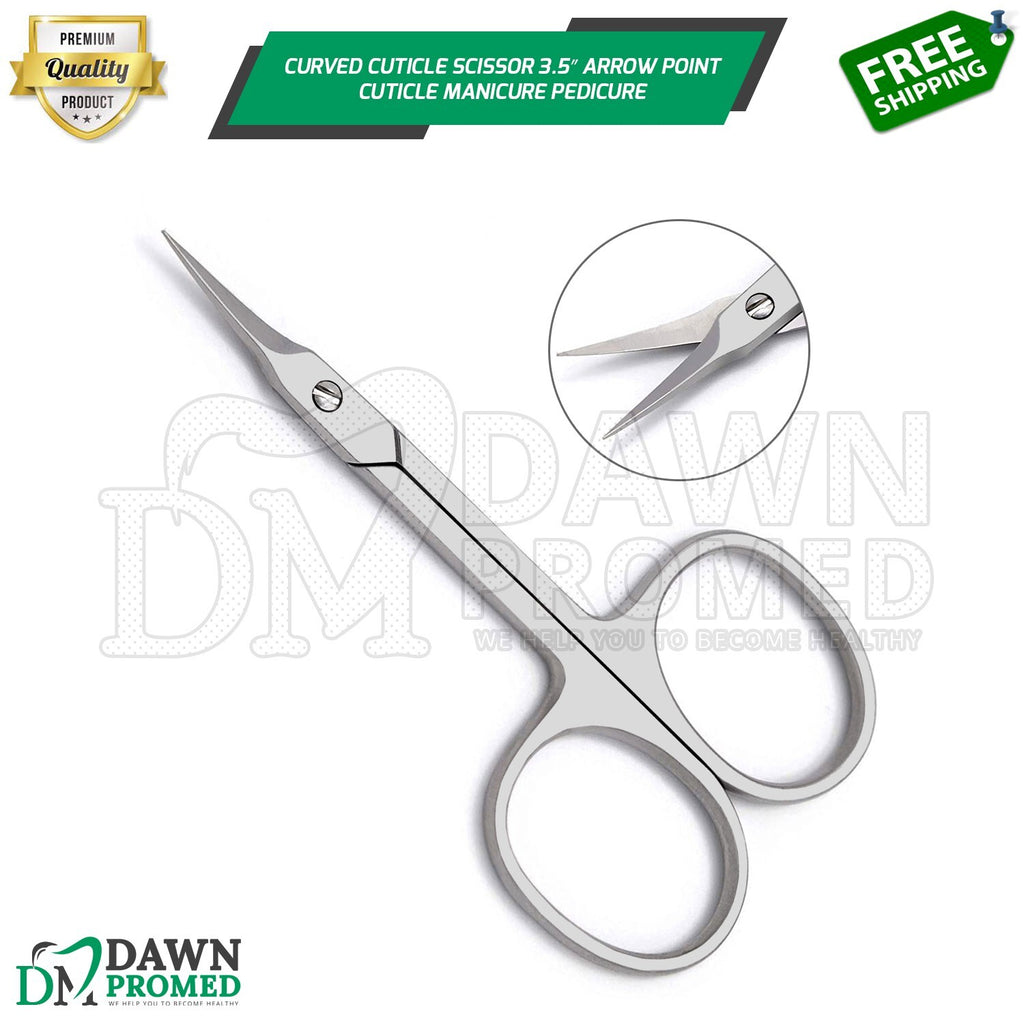 Curved Cuticle Scissors 3.5 Inch Super Sharp Nail & Pedicure Tool