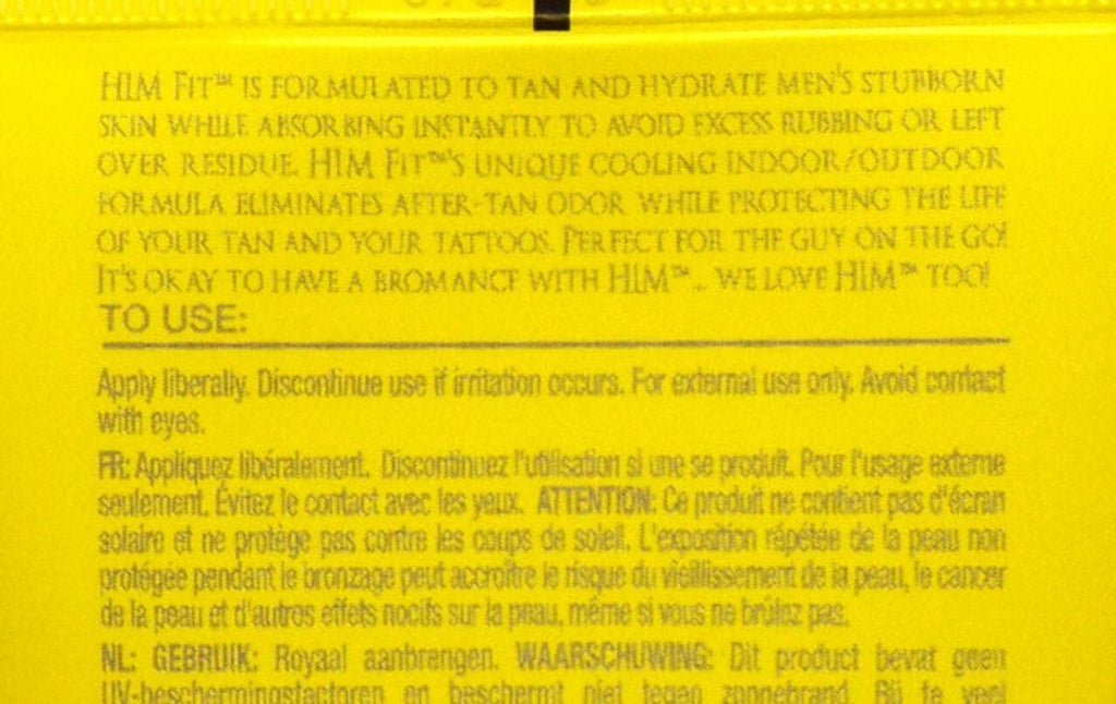Men's Tanning Lotion with Cooling & Tattoo Protection - 8.5 fl oz