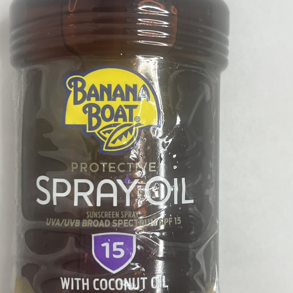 SPF 15 Protective Spray Oil with Carrot & Banana Extracts - Broad Spectrum Sun Protection