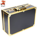 Large Barber Hair Styling Tool Case with Lock & Organizer for Clippers & Trimmers