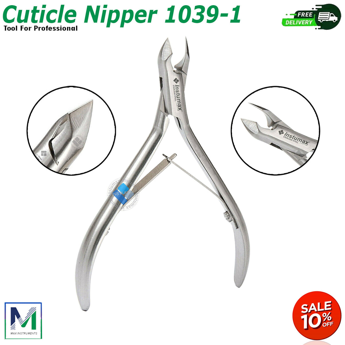 Professional Stainless Steel Manicure Cuticle Nipper Set for Nail Care