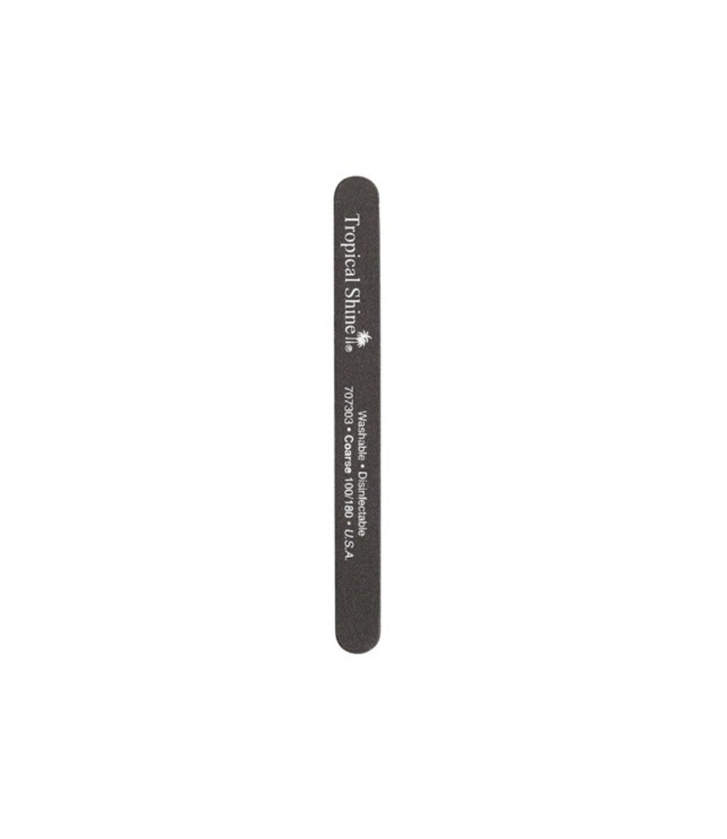 Tropical Shine Nail File 100/180 Grit 25 Pack Coarse/Medium Nail Tools