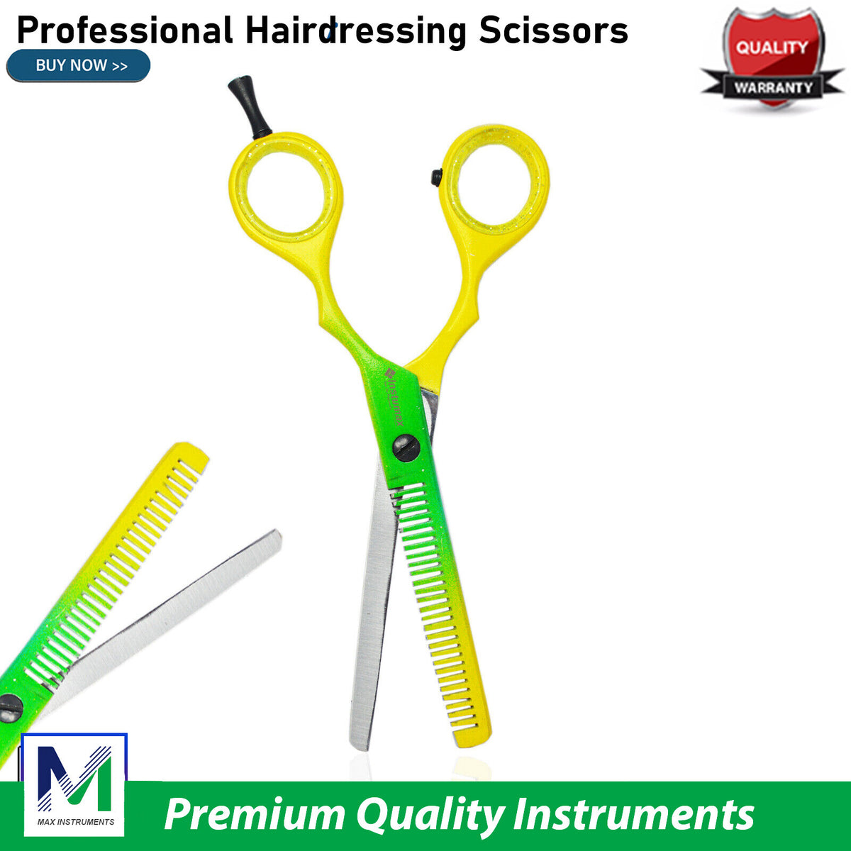 Professional Hair Cutting Thinning Scissors - 5.5 Inch Barber Shears