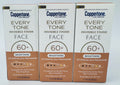 SPF 60+ Face Sunscreen with Niacinamide, Invisible Finish, 3 Pack