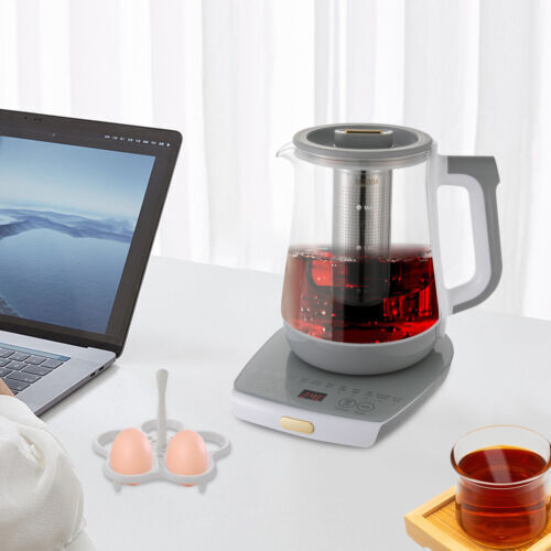 Electric Glass Water Boiler Kettle 1.8L 800W Fast Heating with Digital Temp Control