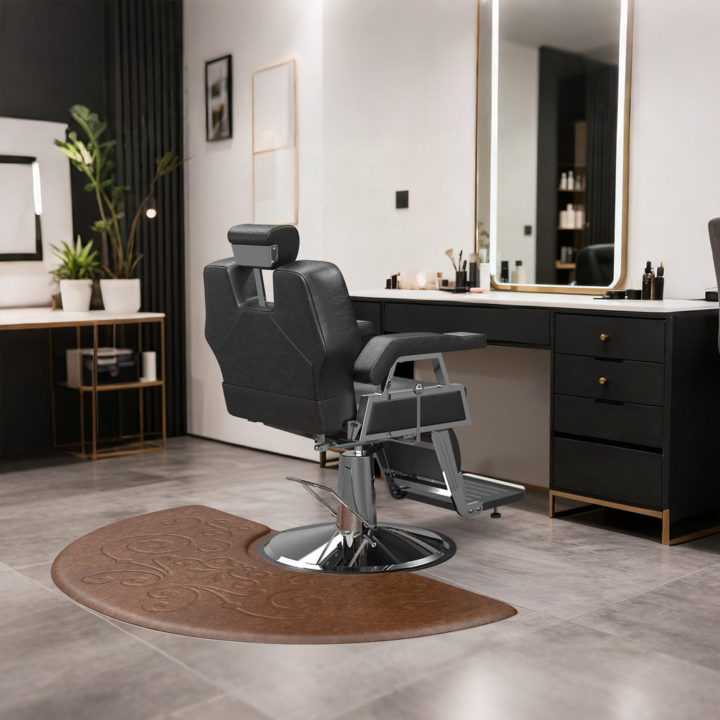 Anti-Fatigue Salon Floor Mat 3x5 ft Non-Slip Thick Comfort Cushion for Hair Stylist