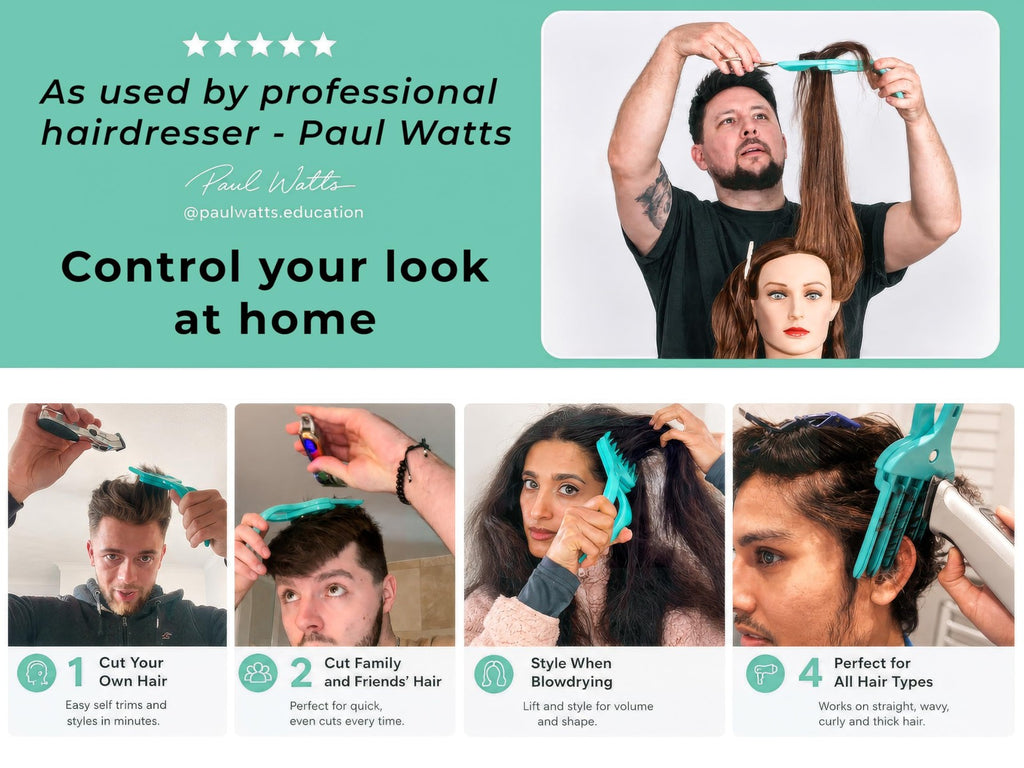 DIY Haircut Tool for Home Trimming & Grooming - Precision Tongs