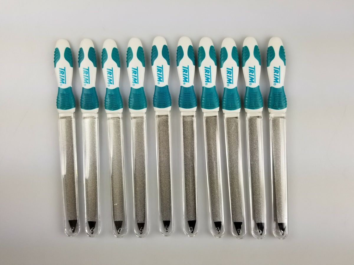 Nail File Set with 20 Emery Boards & Non-Slip Grip - Professional Nail Care Tools