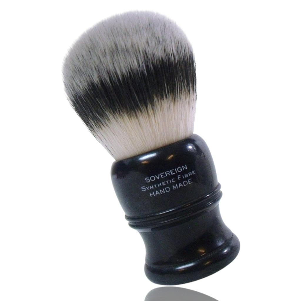 Synthetic Shaving Brush Trafalgar T3 Ebony Hand Made for Wet Shaving