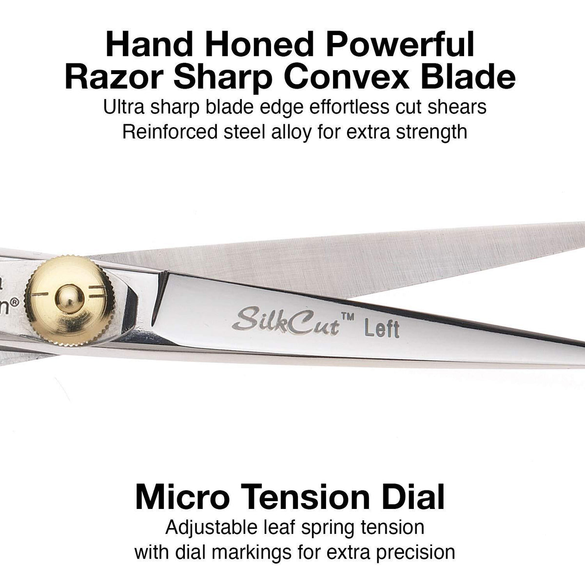 Professional Left Handed Hairdressing Shear and Thinner Set - 6.5 Inches
