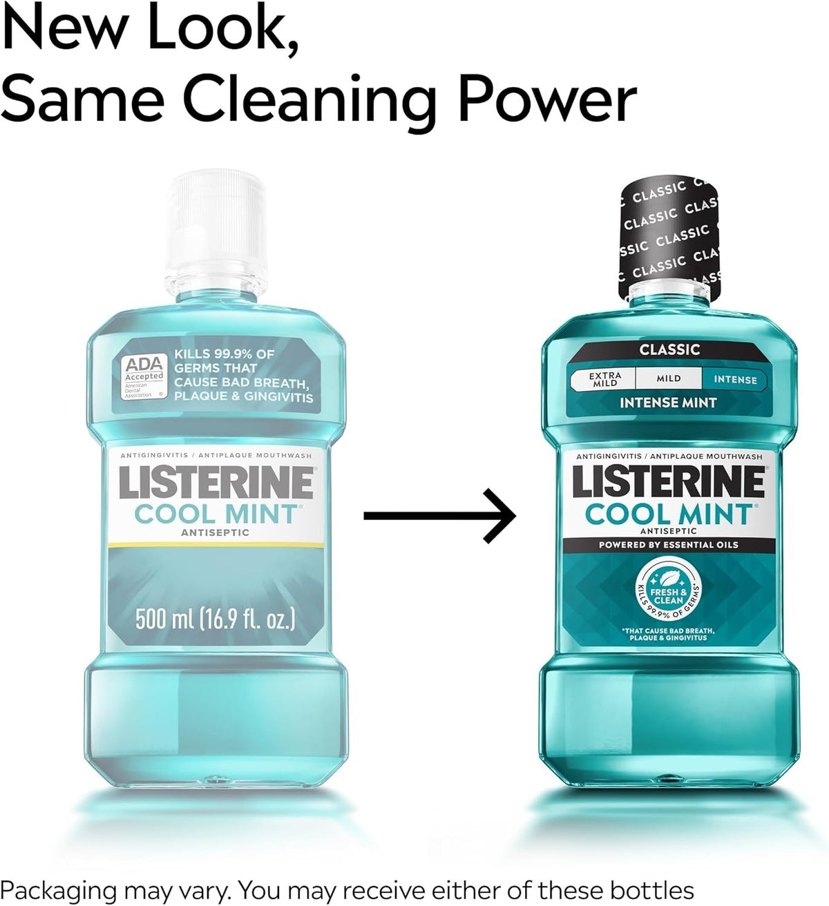 Antiseptic Mouthwash with Cool Mint Flavor - 1.5L 2-Pack